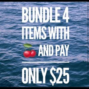 All 🍒 Items are 4 for $25!!!